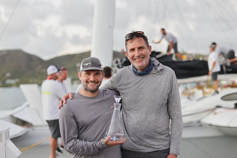 Argo's Jason Carroll and Brian Thompson - RORC Caribbean 600 photo copyright Arthur Daniel / RORC taken at Royal Ocean Racing Club and featuring the MOD70 class