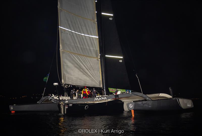 Multihull line honours for Mana in the Rolex Middle Sea Race - photo © Kurt Arrigo / Rolex