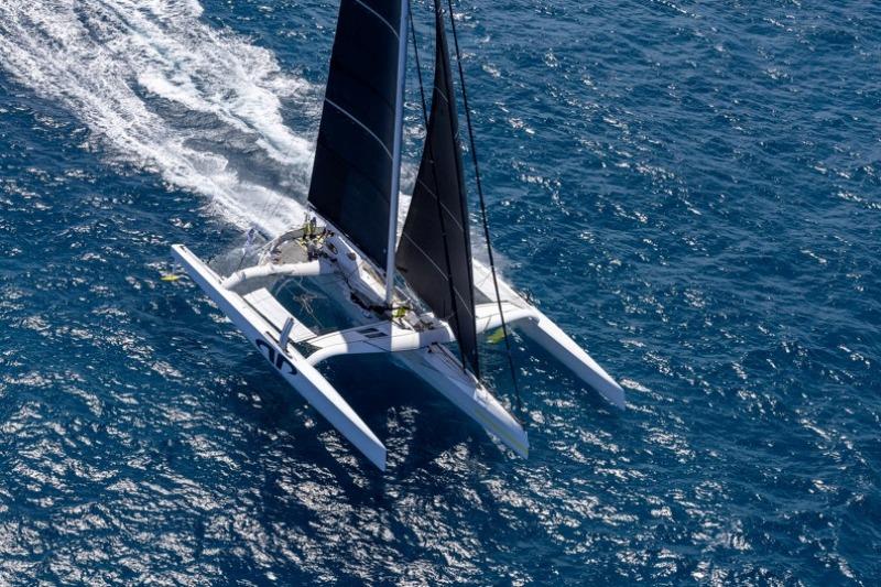 Jason Carroll's MOD70 Argo (USA)at the start - 2024 RORC Caribbean 600 day 3 - photo © Tim Wright / Photoaction.com