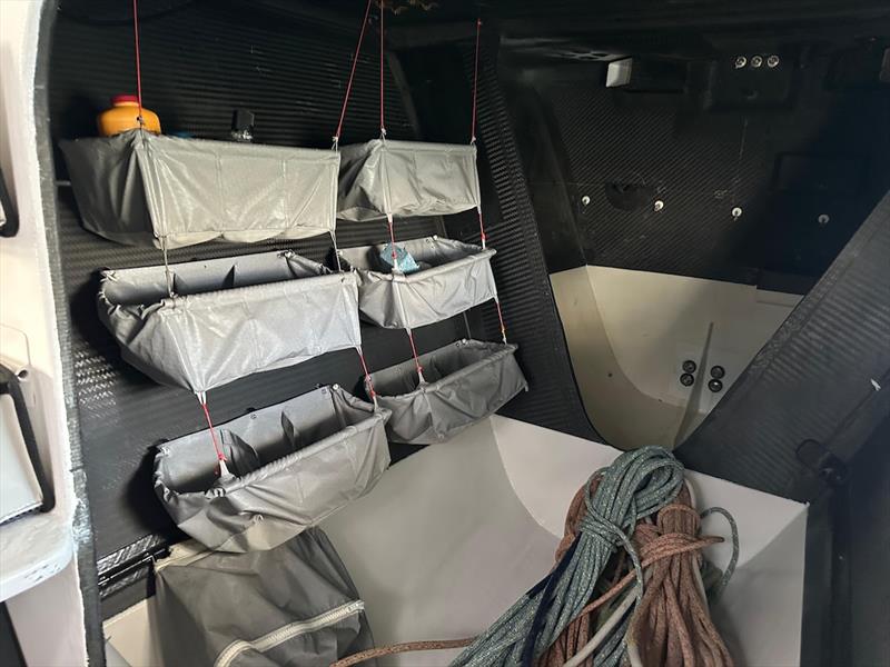 Inside MOD70 Argo - photo © Team Argo