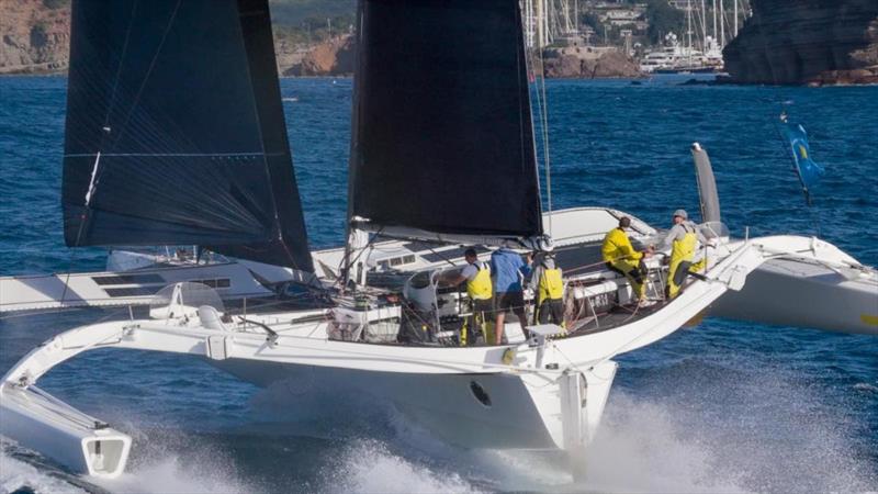 Jason Carroll's MOD70 Argo triumphs in Antigua - 2026 RORC Transatlantic Race - photo © @roddyacqua