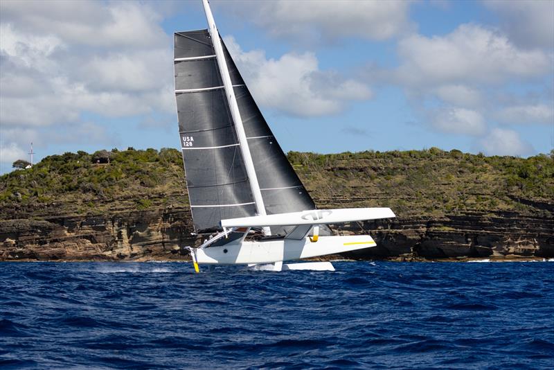 Jason Carroll's MOD70 Argo smashes the Antigua 360 race record - photo © Arthur Daniel / RORC