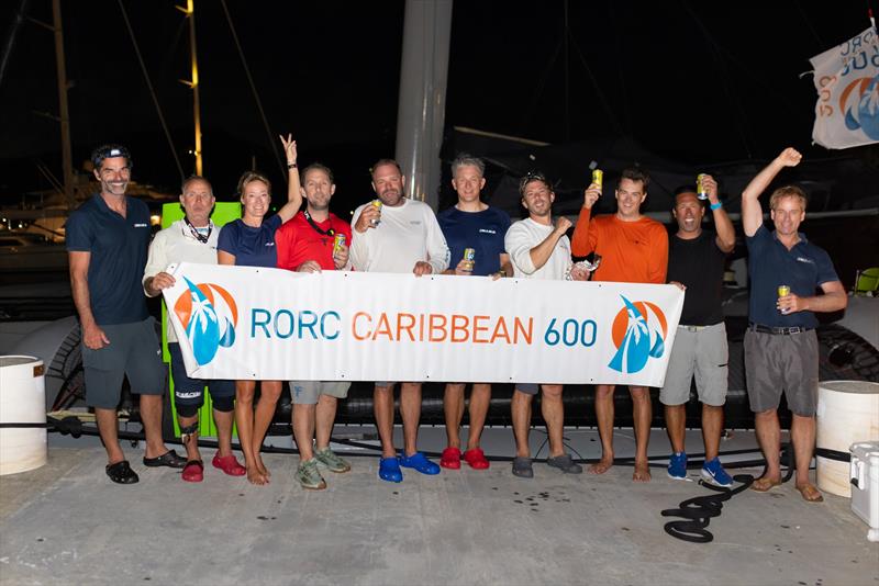 Team Final Final - Zoulou after a hard-fought battle to the finish - photo © Arthur Daniel / RORC