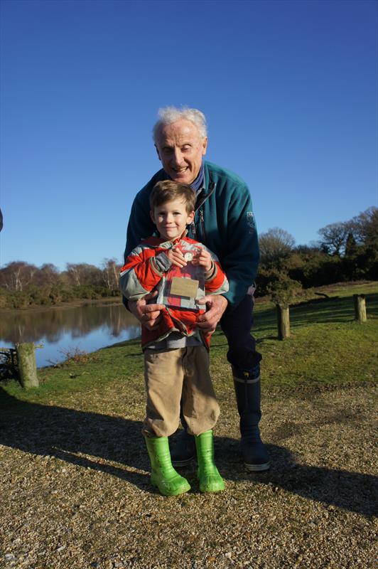 Dirk Rogers multihull winner with Stuart Jardine, PRO in the 2013 Setley Cup photo copyright Ann Brunskill taken at  and featuring the Model Yachting class