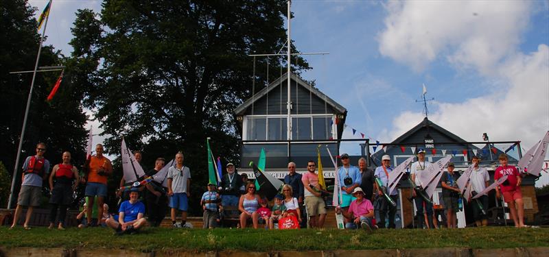 2019 Bottle Boat Championship at Waldringfield photo copyright Roger Stollery taken at Waldringfield Sailing Club and featuring the Model Yachting class