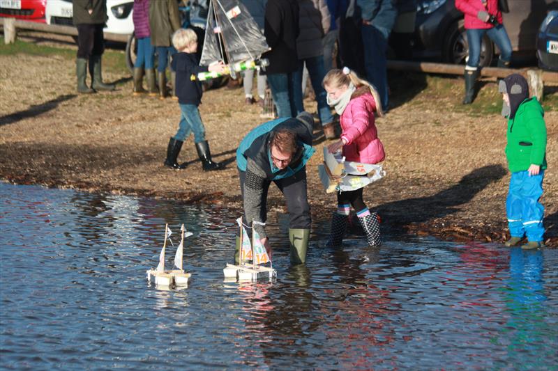 Setley Cup and Seahorse Trophy on Boxing Day 2017 photo copyright Doug Rogerson taken at  and featuring the Model Yachting class