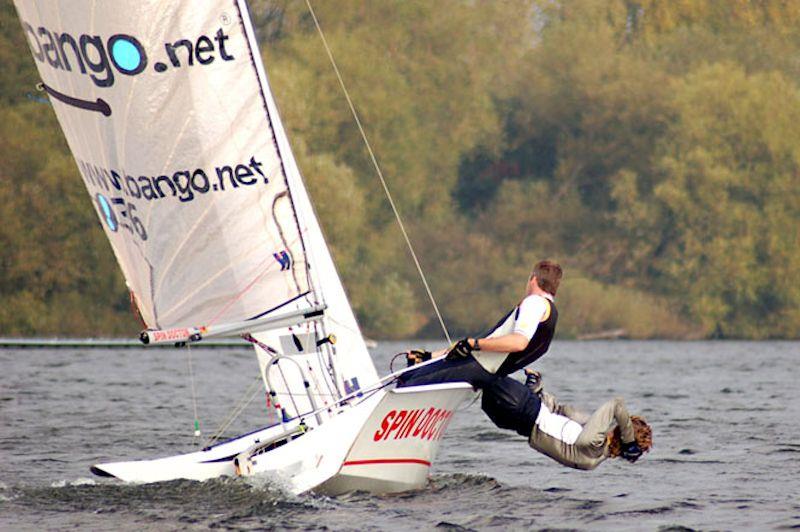 As the cost of yearly obsolescence grew, it was hardly surprising when a clever attempt to create an all GRP one-design Merlin Rocket appeared. Maybe the MR-X deserved better than the limited success it was allowed photo copyright WSC taken at Wembley Sailing Club and featuring the MRX class