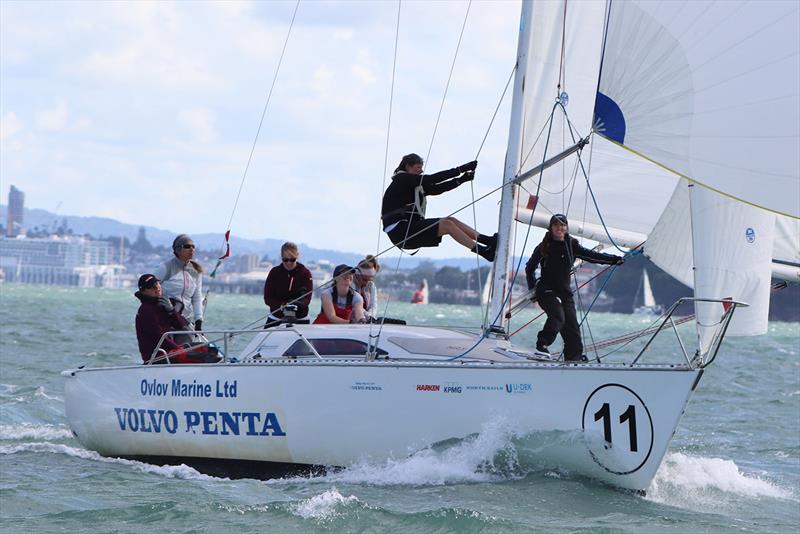 2019 NZ Women's Keelboat Nationals photo copyright Andrew Delves taken at Royal New Zealand Yacht Squadron and featuring the MRX class
