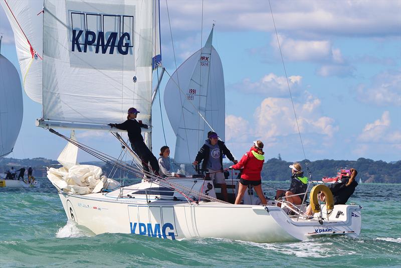 Barfoot and Thompson NZ Women's Keelboat Nationals - November 29, 2020 photo copyright Andrew Delves taken at Royal New Zealand Yacht Squadron and featuring the MRX class