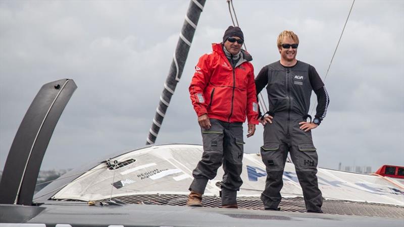 Lalou Roucayrol and Quentin Vlamynck - photo © Vincent Olivaud / Arkema Sailing