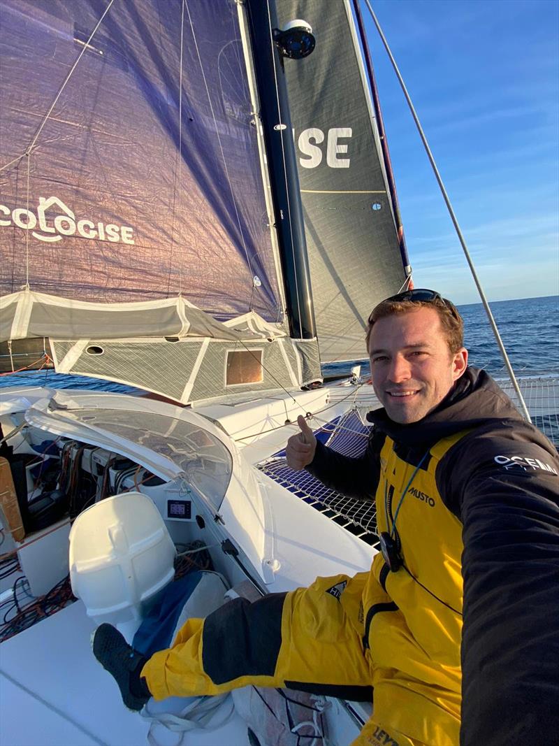 Sam Goodchild, Leyton Sailing Team - 1000 miles des Sables photo copyright Vincent Olivaud taken at  and featuring the Multi 50 class