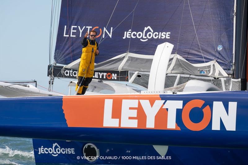 Sam Goodchild, Leyton Sailing Team - 1000 miles des Sables photo copyright Vincent Olivaud taken at  and featuring the Multi 50 class