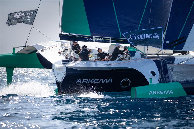 Arkema at Pro Sailing Tour 2021 photo copyright Vincent Olivaud / Arkema Sport taken at  and featuring the Multi 50 class