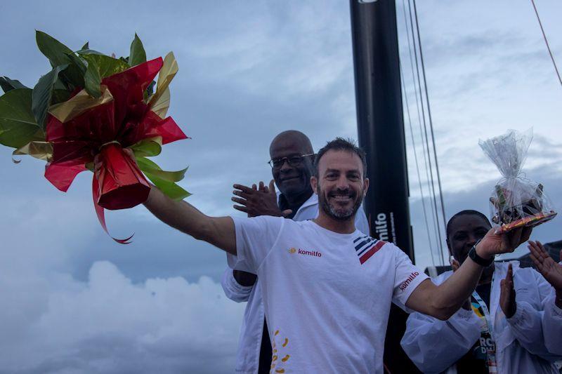 Eric Peron (Komilfo) takes fourth in the Ocean 50 class, Route du Rhum-Destination Guadeloupe - photo © Alexis Courcoux