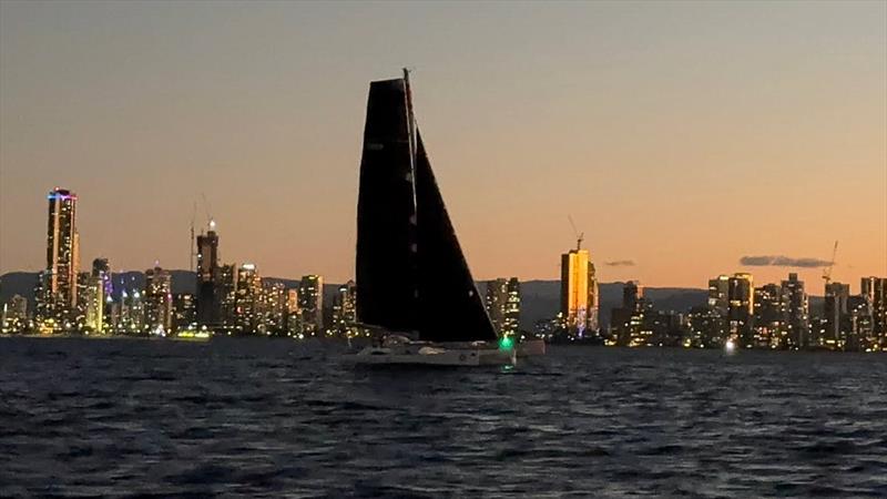Gary Chester (AUS) - Oceans Tribute - Finish  - Solo Trans-Tasman Challenge - Southport, Gold Coast - June 5, 2026 photo copyright Southport Yacht Club taken at Southport Yacht Club, Australia and featuring the Multi 50 class