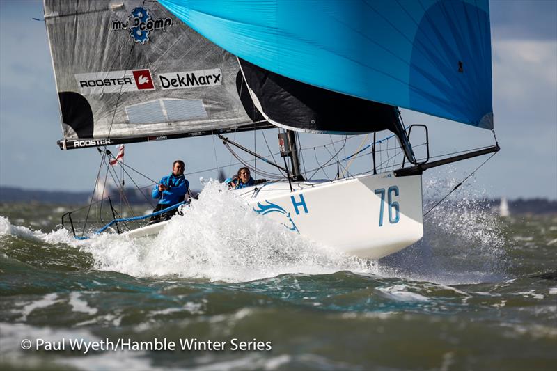 Pegasus DekMarx, Farr 30 during the HYS Hamble Winter Series 2019 photo copyright Paul Wyeth / www.pwpictures.com taken at Hamble River Sailing Club and featuring the Farr 30 class