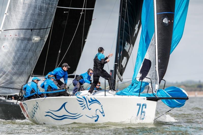 Pegasus DekMarx – North Sails May Regatta photo copyright Paul Wyeth / RSrnYC taken at Royal Southern Yacht Club and featuring the Farr 30 class