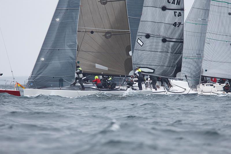 Farr 30 fleet-racing action at the 2017 Chester Race Week photo copyright 2017 Tim Wilkes / www.timwilkes.com taken at Chester Yacht Club and featuring the Farr 30 class