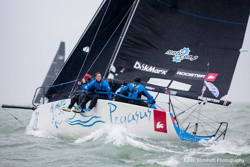 Pegasus Dekmarx on week 2 of the HYS Hamble Winter Series - photo © Karen Bornhoft / www.karenbornhoft.com