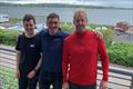 Winners Hurter, Hilton and Shelley at the Noble Marine One Design Regatta Weekend at Largs