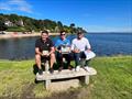 Podium top 3 (L-R: Jamie Hilton, Euan Hurter, Bill Maughan) © Natalie Hilton