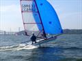 Jono Shelley in the Musto Skiffs at the 2024 Scottish Skiffs Regatta © Dalgety Bay Sailing Club