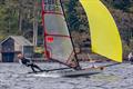 Jono Shelley in the Musto Skiff fleet during the Ullswater Daffodil Regatta 2025