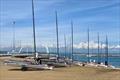Musto Skiff fleet at the WPNSA Skiff Open &copy; Steve Robson