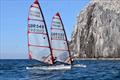 Musto Skiffs below The Bass Rock at North Berwick  &copy; Natalie Hilton