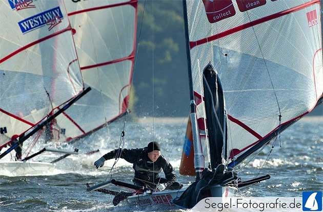 Musto Skiff German Open photo copyright Sven Lamprecht / www.segel-fotografie.de taken at Potsdamer Yacht Club and featuring the Musto Skiff class