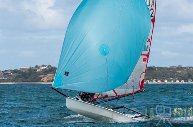 Victorian Musto Skiff Championship at Blairgowrie Yacht Squadron - photo © Peter La Fontaine / www.lafoto.com.au