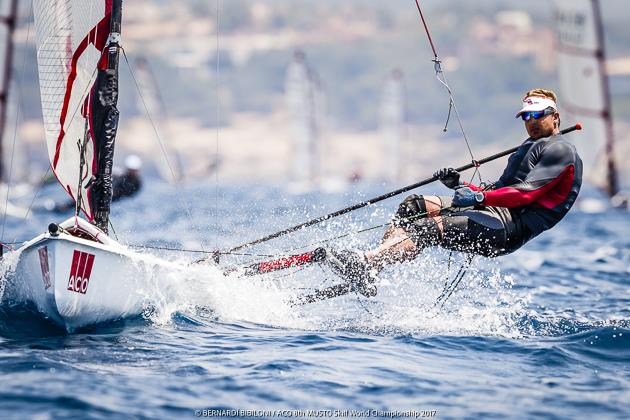 ACO 8th Musto Skiff Worlds day 4 - photo © Bernardi­ Bibiloni / ACO 8th Musto Skiff World Championship