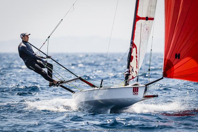 ACO 8th Musto Skiff Worlds day 4 - photo © Bernardi­ Bibiloni / ACO 8th Musto Skiff World Championship