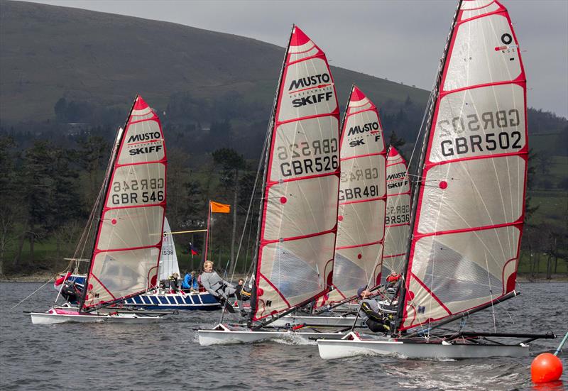 Musto Skiffs at the Ullswater Daffodil Regatta - photo © Tim Olin / www.olinphoto.co.uk