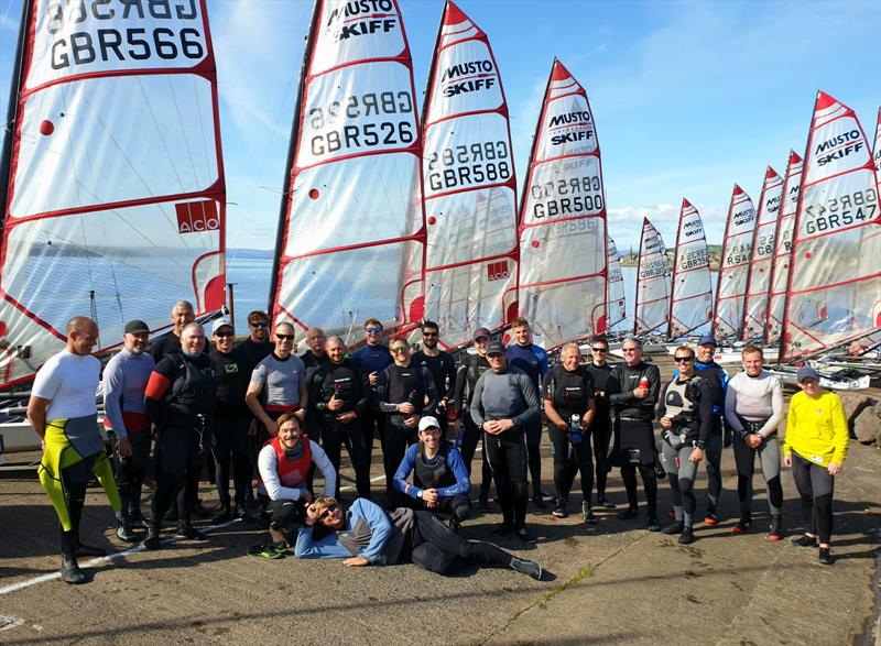 Noble Marine Musto Skiff UK Nationals at Largs photo copyright Serega Samus taken at Largs Sailing Club and featuring the Musto Skiff class