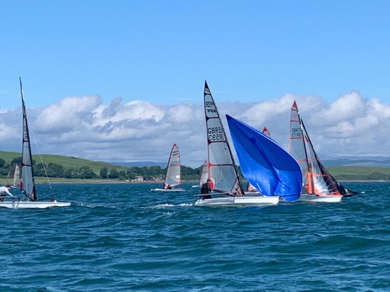Harken One Design Regatta at Largs photo copyright Hilary Connelly taken at Largs Sailing Club and featuring the Musto Skiff class