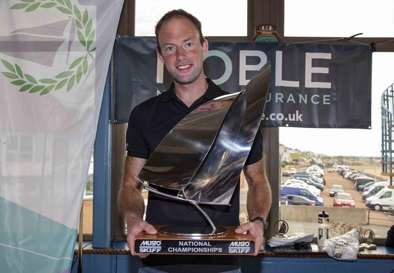 Sam Pascoe wins the Noble Marine UK Musto Skiff National Championships at Sunderland photo copyright Tim Olin / www.olinphoto.co.uk taken at Sunderland Yacht Club and featuring the Musto Skiff class