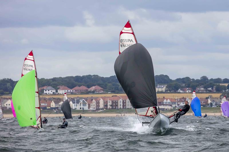 Pascoe and Clegg during the Noble Marine UK Musto Skiff National Championships at Sunderland - photo © Tim Olin / www.olinphoto.co.uk