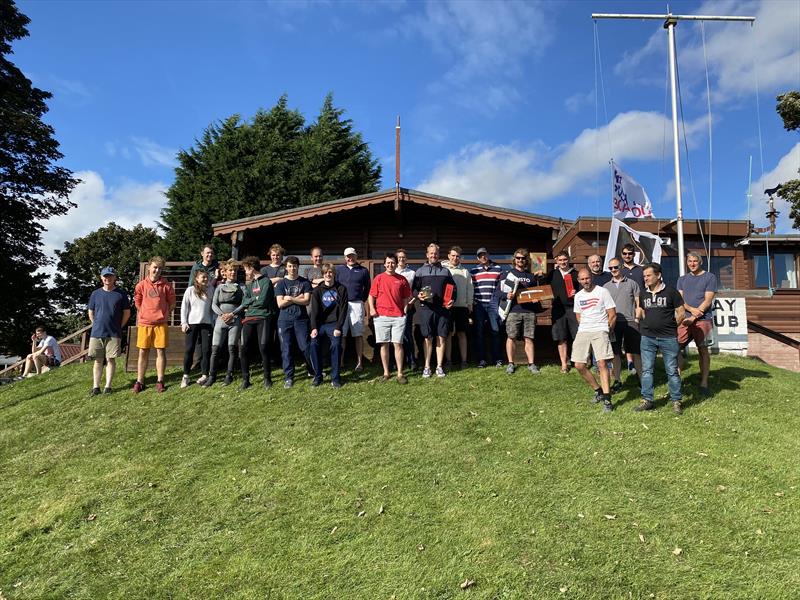 Competitors at the Hyde Sails Scottish and Northern Skiff National Championships at Dalgety Bay - photo © Peter Taylor