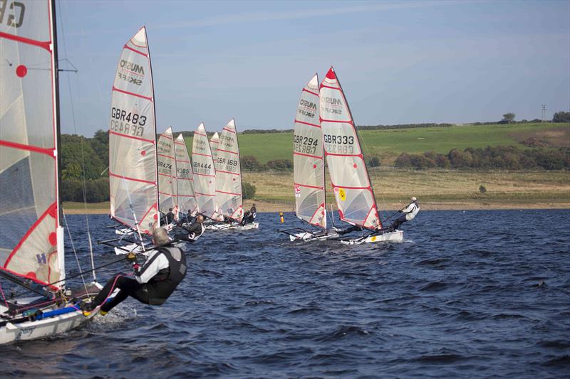 Musto Skiffs at Derwent Reservoir - photo © Tim Olin / www.olinphoto.co.uk