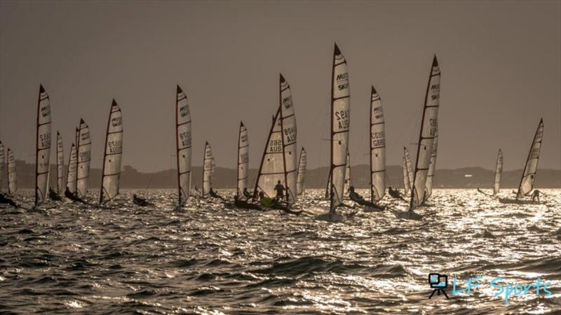 Day 3 - ACO Musto Skiff World Championship photo copyright LF Sports taken at Blairgowrie Yacht Squadron and featuring the Musto Skiff class