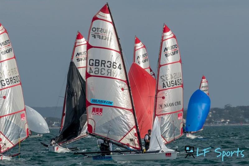 Day 3 - ACO Musto Skiff World Championship photo copyright LF Sports taken at Blairgowrie Yacht Squadron and featuring the Musto Skiff class