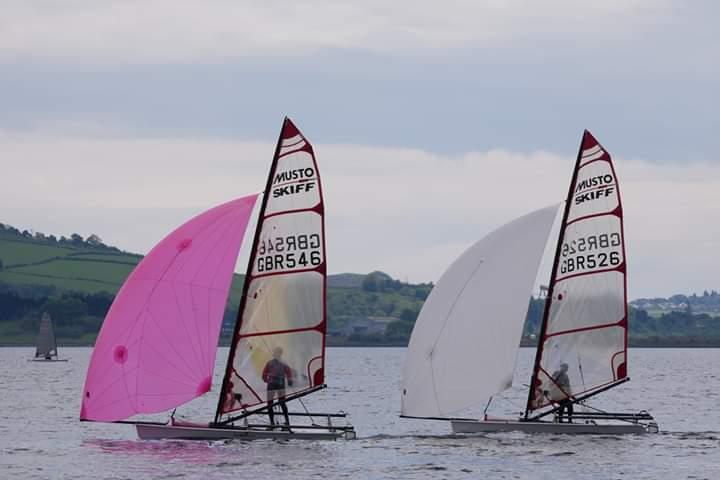 Harken Musto Skiff Northern and Scottish Series at Largs  photo copyright Gordon Cochrane taken at Largs Sailing Club and featuring the Musto Skiff class