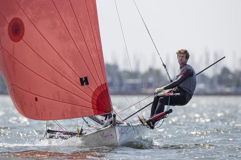 Rick Peacock, Musto Performance Skiff (GBR) - 2019 Medemblik Regatta - Day 3 photo copyright Sander van der Borch taken at  and featuring the Musto Skiff class