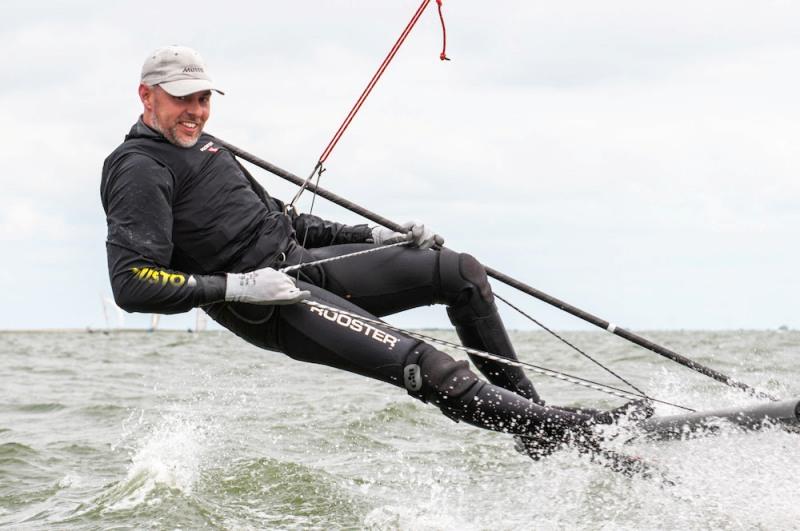 Final day - ACO 10th MUSTO Skiff World Championship 2019 photo copyright Watersport-TV taken at Royal Yacht Club Hollandia and featuring the Musto Skiff class