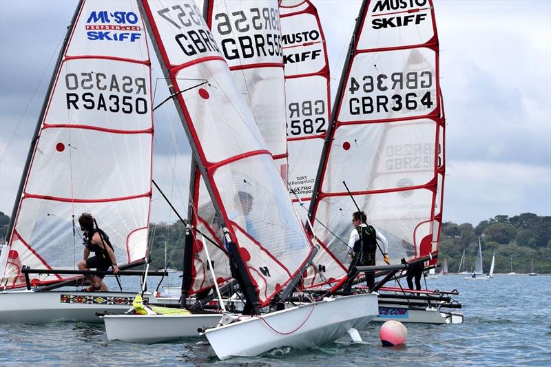 2021 Musto Skiff Corona Cup Round 2 - Start line - photo © Natalie Hilton