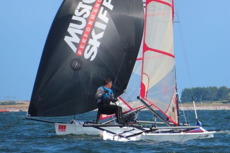 Jamie Hilton - Chanonry Musto Skiff Open Event photo copyright Lisa Pattenden taken at Chanonry Sailing Club and featuring the Musto Skiff class