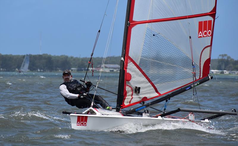 Richie Robertson at the 2022 Australian Musto Skiff Nationals - photo © Brendan Markey