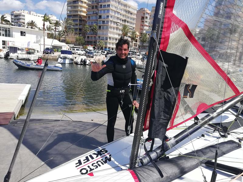 Justo Martinez Balaguer at the Princess Sofia Regatta 2022 photo copyright IMSCA, 2022 - Musto Skiff European Championship 2022 taken at Club Nàutic S'Arenal and featuring the Musto Skiff class