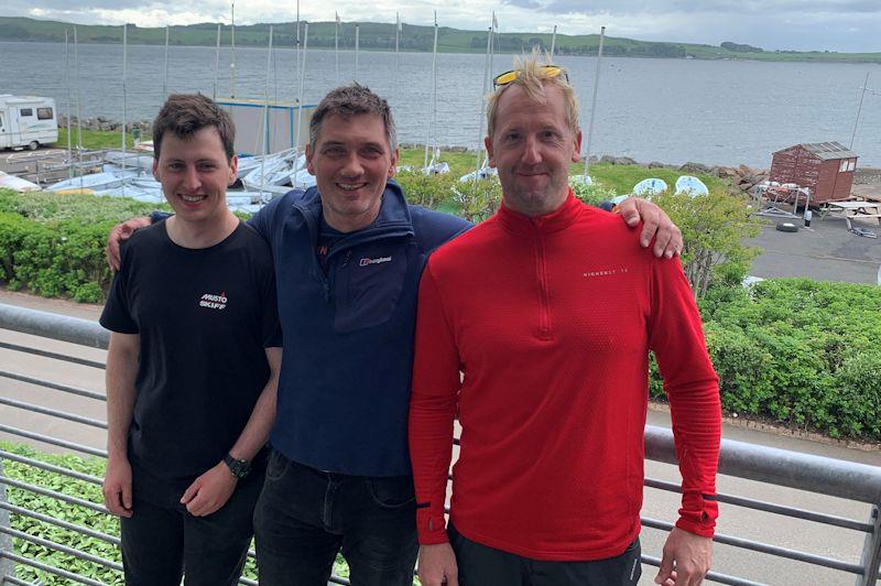 Winners Hurter, Hilton and Shelley at the Noble Marine One Design Regatta Weekend at Largs - photo © MSCA
